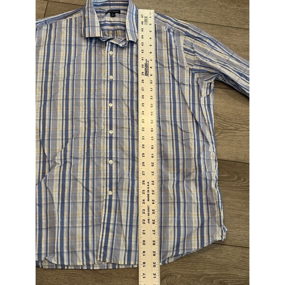 Peter Millar Crown Crafted Mens XL Plaid Button Down Shirt Golf Preppy Easter - Picture 3 of 6